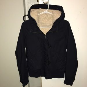 Sherpa bomber jacket